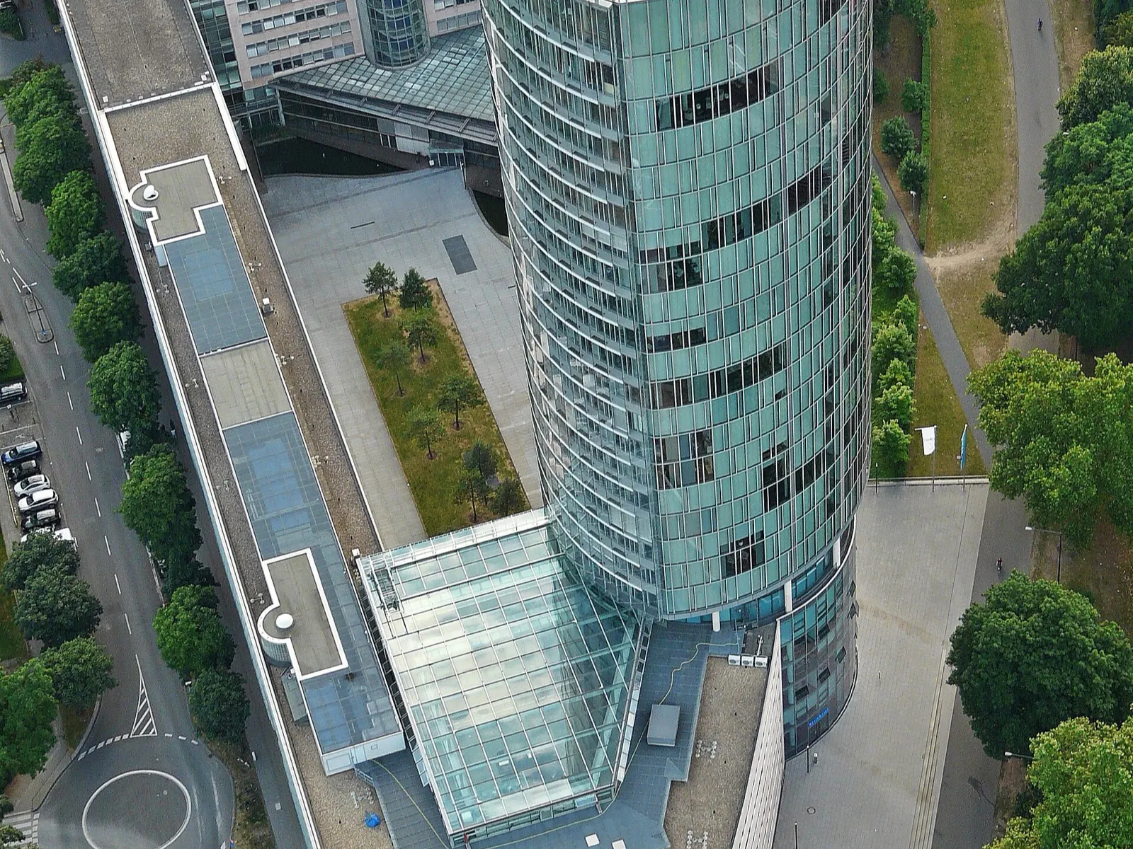 KölnTriangle Panorama aus der Luftperspektive