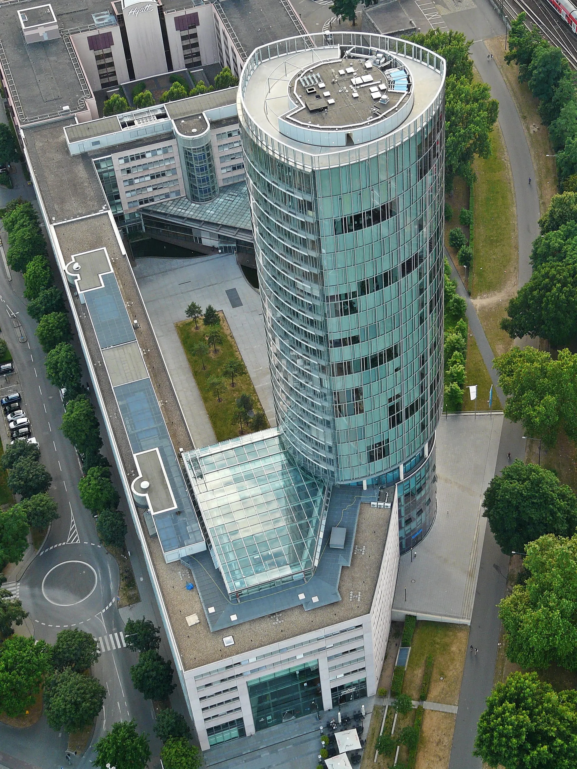 KölnTriangle Panorama aus der Luftperspektive